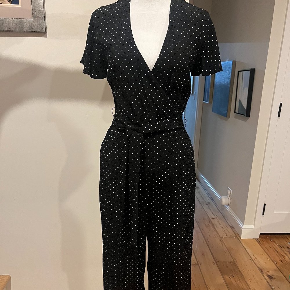 Hobbs Polka Dot Jumpsuit, Size 4